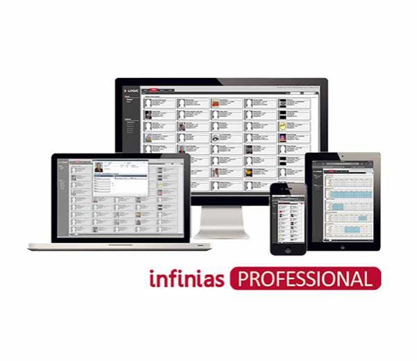 infinias PROFESSIONAL software on various devices