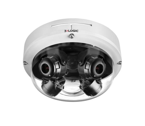 VISIX 20MP (4x5MP) Varifocal Multi Imager Surround View IP Camera w/ WDR  and 4 x 2.8mm-8mm Zoom