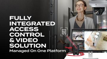 INFINIAS Fully Integrated access control and video